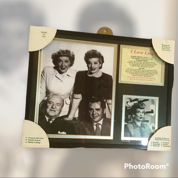 I Love 💗 Lucy Framed Art - Picture 2 of 6